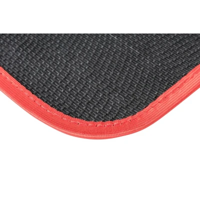 Immagine di WALSER Matrix 29024 Set tappetino PP(Polipropilene) anteriore e posteriore 4 nero, Rosso Adattabilità universale 66.5 x 43.5, 33 42.5 mister auto,