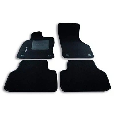 Immagine di Bottari 39090 Set Tappeti Auto su Misura in Moquette per Modello Octavia produzione dal 2012 ad oggi , Nero, 4 Pezzi