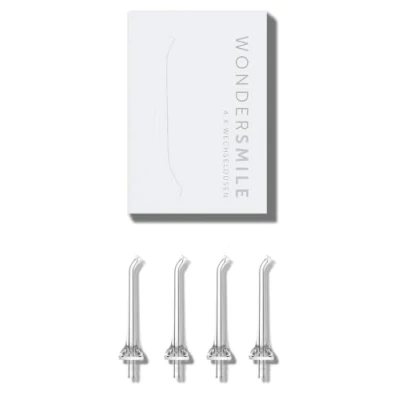 Immagine di Wondersmile Ugelli idroflusso per irrigatore orale Tecnologia SmoothFlow una cura ottimale di denti e gengive (bianco, 4 pezzi)