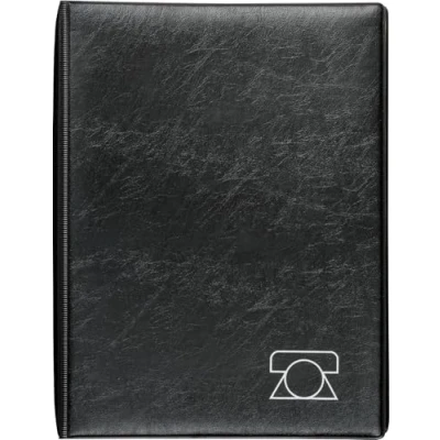 Immagine di BRUNNEN 106434090 Raccoglitore ad anelli, formato A5, 18 x 23,5 cm, 26 pezzi, colore: Nero