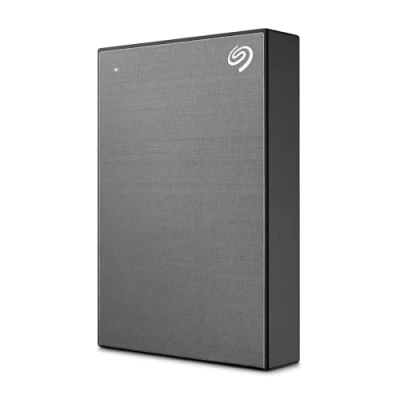Immagine di Seagate One Touch, 5 TB, disco rigido esterno portatile, crittografia hardware attivata mediante password, PC, notebook e Mac, USB 3.0, Space Gray, con 2 anni di Rescue Services (STKZ5000404)