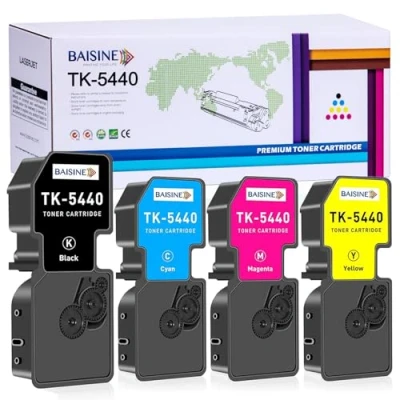 Immagine di BAISINE TK 5440 Compatible avec Kyocera TK5440 Cartouches de Toner pour Ecosys MA2100 MA2100cfx MA2100cwfx PA2100 PA2100cwx PA2100cx, 5440K 5440C 5440M 5440Y