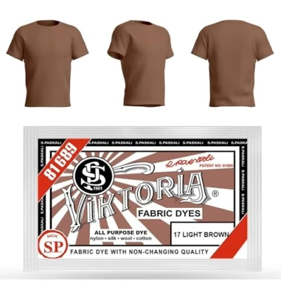 Immagine di Vikoria, colore per tessuti (58 colori) Colorazione tessuti, neri, blu, ecc., jeans, vestiti, coloranti, tessuto, tinto in