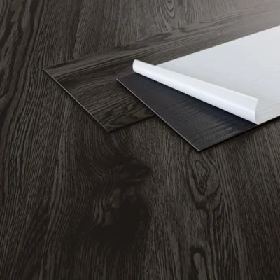 Immagine di ML Design Pavimento in PVC 91,5 x 15,3 cm 2 mm Rovere Grigio Scuro Piastrelle 11,15 m²/80 Listoni Vinile Aspetto Legno di Impermeabile Mattonelle Autoadesive Antiscivolo