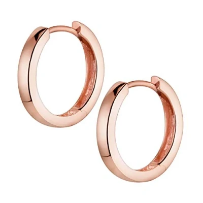 Immagine di MATERIA by Matthias Wagner Piccoli Orecchini a cerchio in Argento 925 argento, oro o rosa, 17 mm, sterling