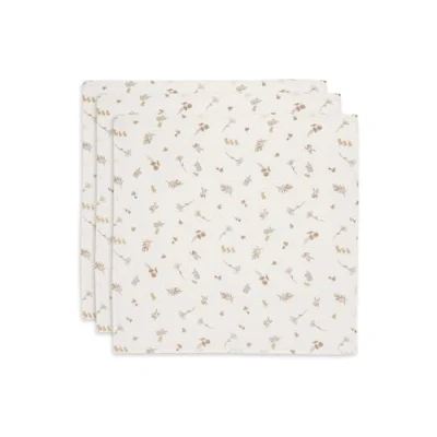 Immagine di Jollein Riverside Panno in mussola per bambini, confezione da 3 pezzi, 70 x cm, 100% cotone, certificato Oeko Tex
