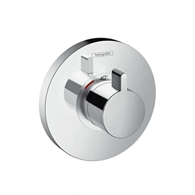 Immagine di Hansgrohe 15741000 Set Esterno Termostatico ad Incasso Alta Portata, Argento