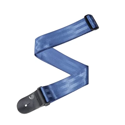 Immagine di Planet Waves Tracolla per chitarra in stile &quot;cintura di sicurezza&quot;, Blu