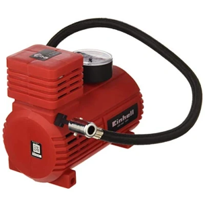 Immagine di Einhell CC AC 12V Compressore portatile (12 V da accendi sigari, pressione max18 bar, tubo alta 45 cm, cavo alimentazione 2,9 m)