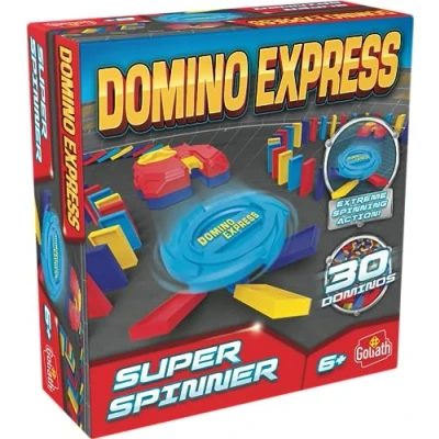 Immagine di Domino Express Super Spinner Gioco di costruzione a partire da 6 anni Corse Diventa il Re della Cascata Gioca Solo, in Famiglia o Tra Amici 1 Giocatore e altro