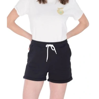 Immagine di Hurley W Oceancare Script Fleece Short Pantaloncini Bermuda, Nero, S Donna