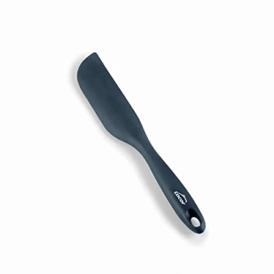 Immagine di Lacor 64471 Spatola da cucina grigia, Statula, Silicone, Utensili cucina, Manico ergonomico, Antiaderente, Resistente alle alte temperature, Lavabile in lavastoviglie, Lunghezza 27 cm