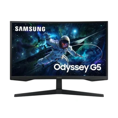 Immagine di Samsung Odyssey G5 S27CG554EU Monitor da gioco ERP F (A G) 68.6 cm (27 pollici) 2560 x 1440 Pixel 16:9 1 ms DisplayPort, HDMI ™, Cuffie (jack 3,5 mm) VA