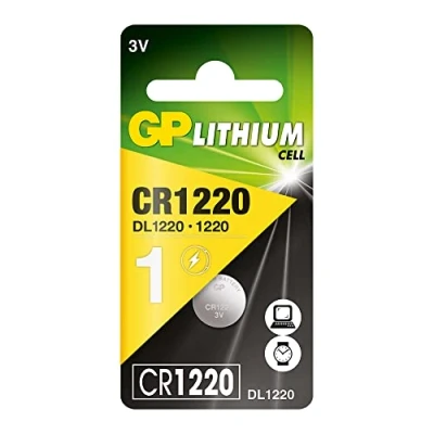Immagine di GP Batteries GPCR1220STD346C1 Batteria a bottone CR 1220 Litio 3 V 1 pz.