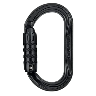 Immagine di Petzl M72 A Tln New Oxan ad alta resistenza moschettone ovale, dimensioni: triact lock, nero