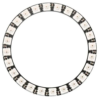 Immagine di Fydun RGB LED Ring, 24 Bit WS2812 5050 Lampada Ad Anello a con Driver Integrati, 5V Luminoso LED, Luci Circolari Illuminazione