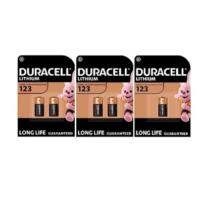 Immagine di 5X Duracell 123 Batterie Lithium (2 Blister Da 2 + 1 Batteria) 5 Pile (CR123 / CR123A CR17345)