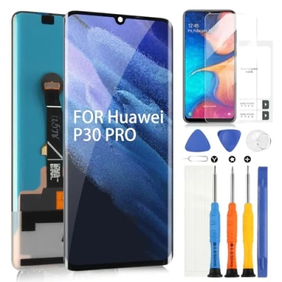 Immagine di ARSSLY OLED per Huawei P30 PRO Schermo LCD Display Digitizer VOG L29 L09 AL00 Touch Screen Assembly con Riparazione Kit(Nero)
