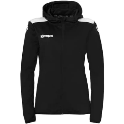 Immagine di uhlsport Kempa Emotion 27 Giacca sportiva da donna con cappuccio imbottito per e ragazza, in pile all&#039;interno, tasche cerniera