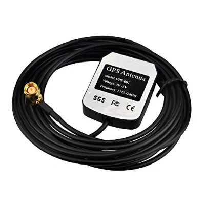 Immagine di DollaTek Antenna Attiva GPS Impermeabile 28dB 3 Metri con Porta SMA per Auto Arduino NEO 6M U BLOX