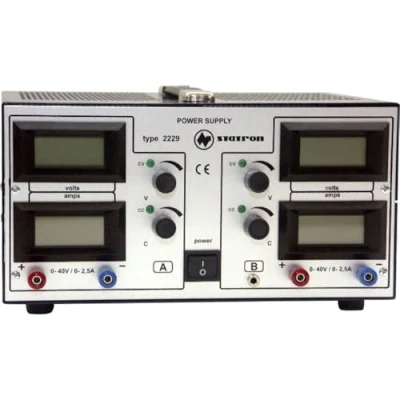 Immagine di Statron 2229.2 Alimentatore da laboratorio regolabile 0 40 V 2.5 A 200 W Num. uscite 2 x