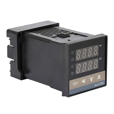 Immagine di Regolatore di temperatura, 0 400 ℃ REX C100 FK02 M * AN Termostato digitale PID AC 250V Interruttore controllo della temperatura