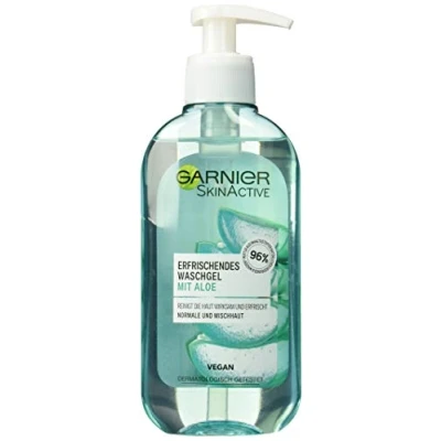 Immagine di Garnier Ski nactive Gel Detergente con Estratto di Aloe Pelli Normali E Miste, (200 ML)
