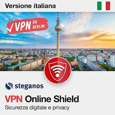 Immagine di Software VPN Steganos Navigazione anonima Licenza annuale per 5 PC Windows 11 , 10 Mac