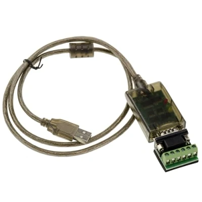 Immagine di KALEA INFORMATIQUE Convertitore da USB a RS 422 485 con chipset FTDI FT232. Montaggio filo o spina DB9