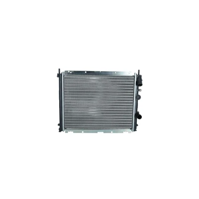 Immagine di NRF 53209A Radiatore motore Alluminio 480 378 34 FULL KIT Alette di raffreddamento montate meccanicamente RENAULT: Kangoo I Express, CLIO 2,