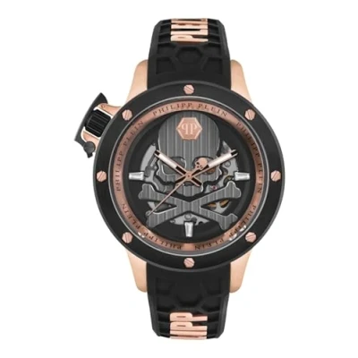 Immagine di Philipp Plein Orologio Analogico Automatico Uomo con Cinturino in Silicone PWUAA0623