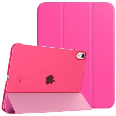 Immagine di TiMOVO Custodia Compatibile con iPad 10 Generazione 10,9&quot; 2022, Cover per Bambini Antiurto e Resistente, Pellicola Integrata, Portapenne Supporto, Rosso Begonia
