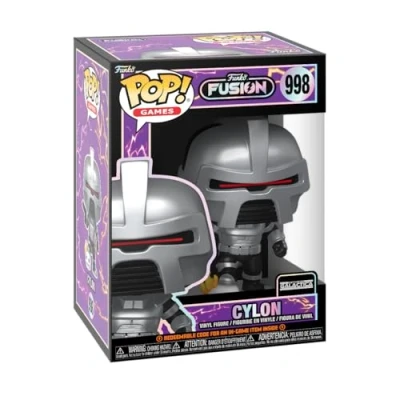 Immagine di Funko POP! Games: Fusion Cylon Probabilità di 1/6 per la Variante Chase Battlestar Galactica Classic Figura in Vinile da Collezione Idea Regalo Merchandising Ufficiale
