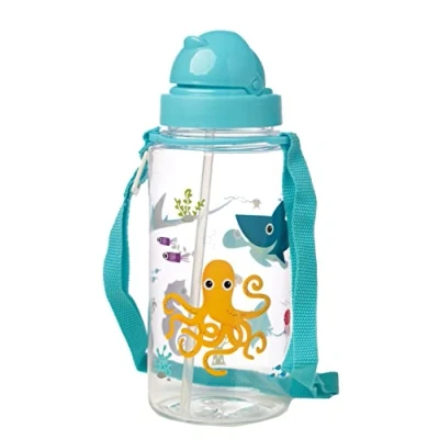 Immagine di Puckator Fun Sealife Bottiglia d&#039;Acqua, Plastica Senza BPA, Multicolore, 110 unità