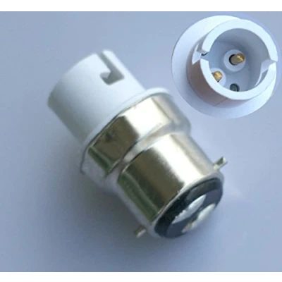 Immagine di B22 a B15/BA15D/B15D si alogena o LED lampada lampadina adattatore presa NUOVO