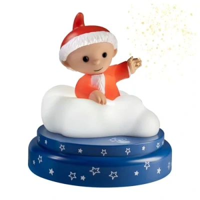 Immagine di ANSMANN luce notturna a LED Sandman, lampada per bambini, spegnimento automatico, bianca calda, funzione touch, batteria
