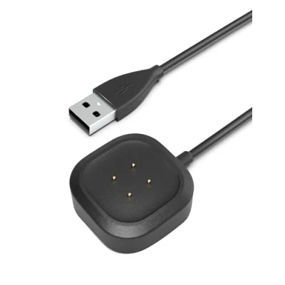 Immagine di Bicmice 1M Cavo di Ricarica USB Compatibile con Fitbit Sense/Sense 2/Versa 3/Versa 4 Caricabatterie Smartwatch Magnetico