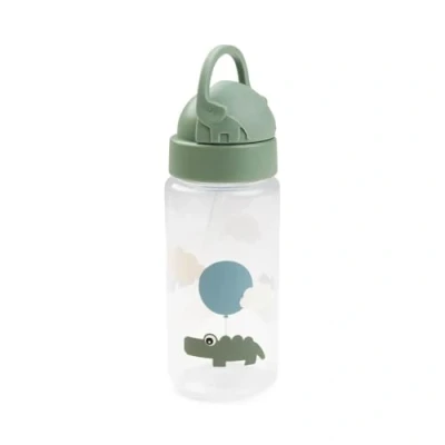 Immagine di Done by Deer Bottiglia con cannuccia Happy clouds Verde
