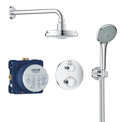 Immagine di Grohe GRO 34735000 Set Doccia con Miscelatore termostatico, Multicolore