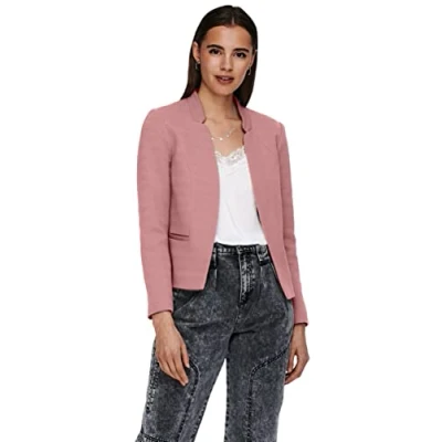 Immagine di ONLY Onladdy Linea Blazer, Donna, Taglia: 38, Withered rose
