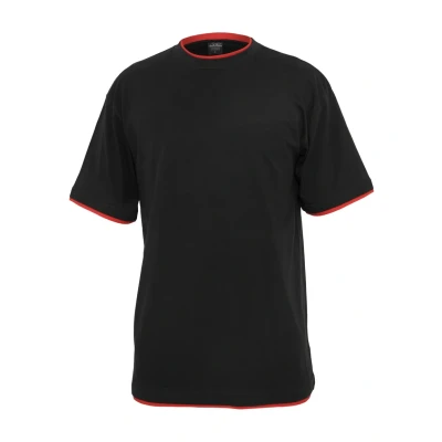 Immagine di Urban Classics Tshirt basic, Uomo, Taglia: 5XL, Black/red