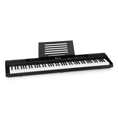 Immagine di Schubert Preludio Tastiera a 88 Tasti, Keyboard, Tasti Luminosi per Apprendimento, Dinamica: Regolabile su 3 Livelli, 140 Suoni, 16 Brani Demo, Registrazione/Riproduzione, Porta USB, Nero