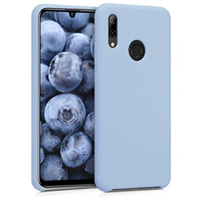 Immagine di kwmobile Cover per Huawei P Smart (2019) Custodia Back Case Smartphone in Silicone TPU Protezione Gommata blu chiaro matt