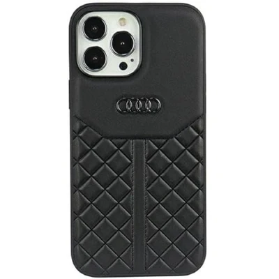 Immagine di Audi Genuine AU TPUPCIP13PM Q8/D1 BK Custodia rigida in pelle per iPhone 13 Pro Max 6,7&quot;, colore: Nero