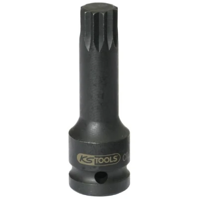 Immagine di KS TOOLS 911.0953 Serie di bussole ISO 1174, DIN 3121 M16 Acciaio al cromo molibdeno Poligonale incassata, Multidentata esterna