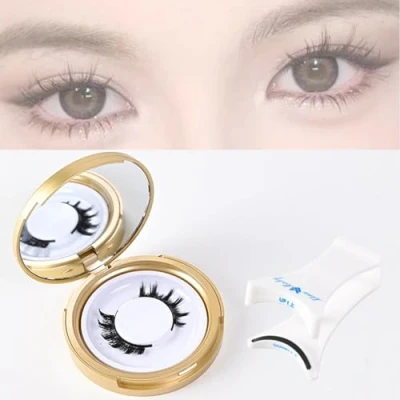 Immagine di Lcerostma Magnetic Eyelashes, Lashes, Quick,Safe,Reusable Eyelashes,3D Natural Look False Eyelashes No Glue (C)