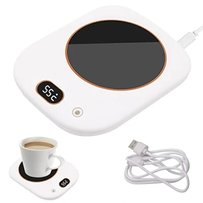 Immagine di HASAIKA Scalda Tazza, Casa e ufficio Scaldatazze da Caffè con 3 impostazioni di temperatura, Riscaldatore Tazza USB per riscaldare caffè, latte, tè, cacao