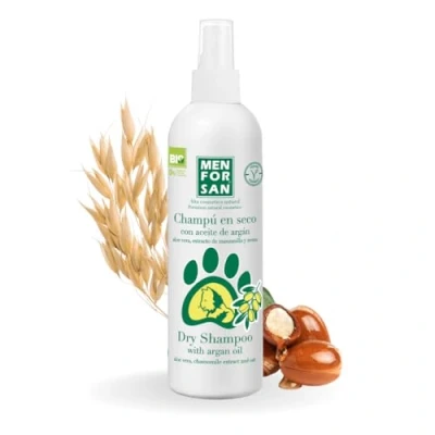 Immagine di MENFORSAN Olio di argan Shampoo secco per cani, 250 ml
