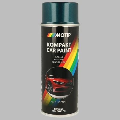 Immagine di MOTIP 54584 Veicolo Vernice combinata 400ml aerosol nero Kompakt blue metallic 12 ml