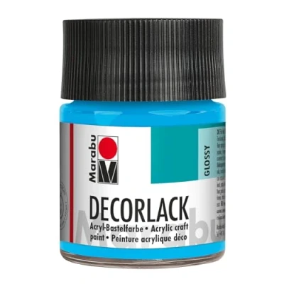Immagine di Marabu 11300005090 Vernice acrilica trasparente a base d&#039;acqua, 50 ml, resistente alle intemperie, alla saliva, per pittura, stencil e decoupage